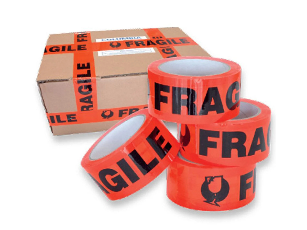 FRAGILE Printed Adhesive Tape For Sealing Packaging