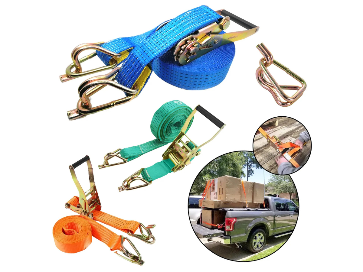 Swan Hook A3 Steel Ratchet Tie Down Straps NZ (3 Color Option)