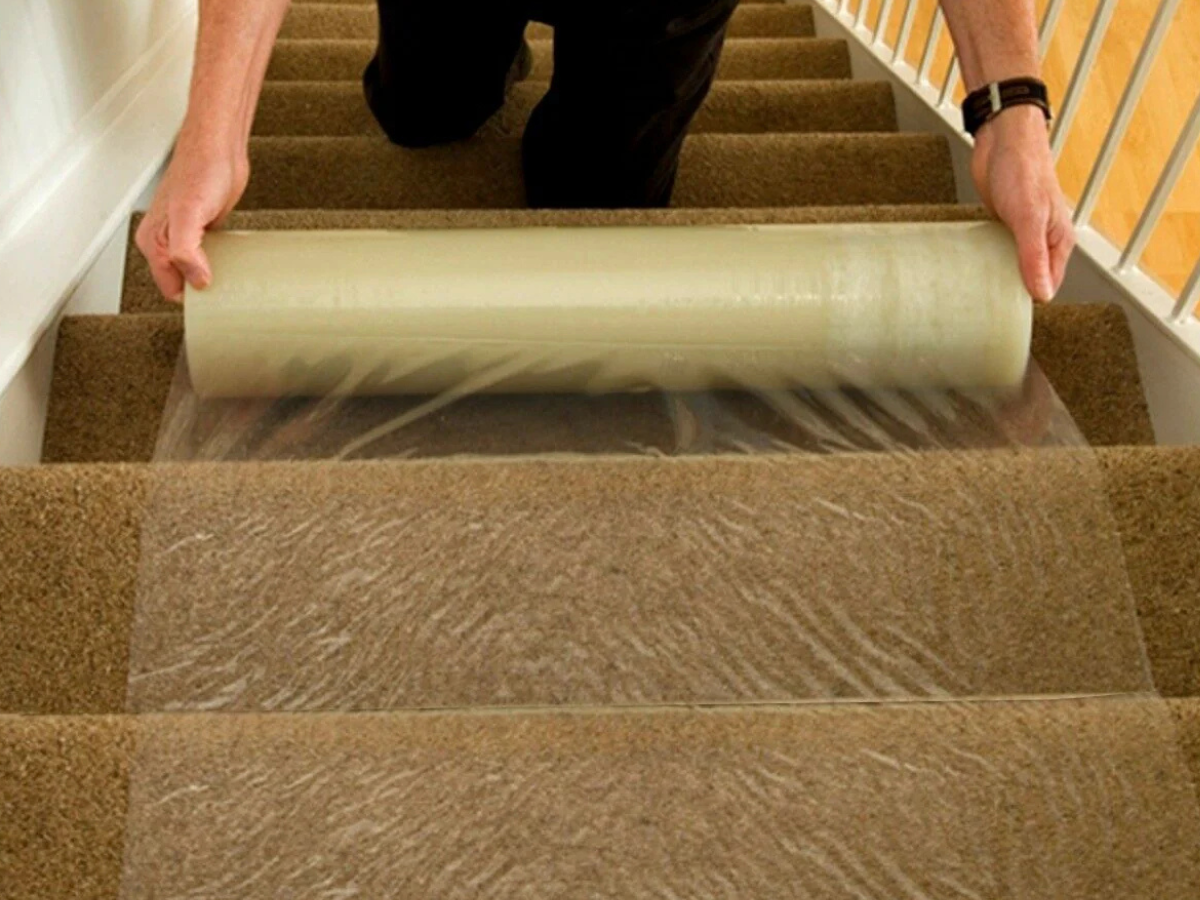Prime Carpet Protection Film Self Adhesive LLDPE