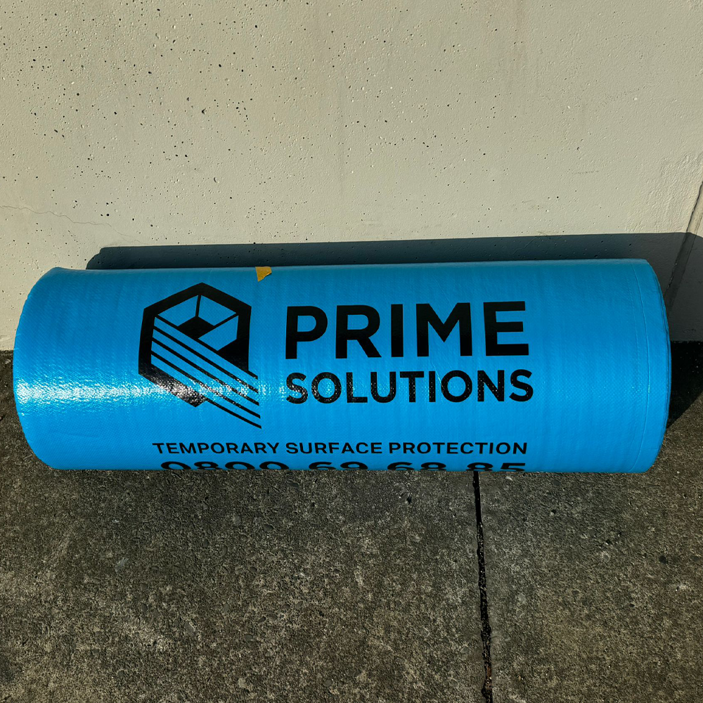 Prime Coated Poly Floor Shield with Foam Backing