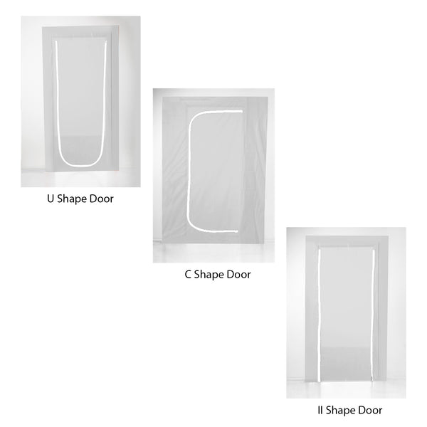 Shrink-wrap Zipper Zip Doors (Multiple Design & Size Options)