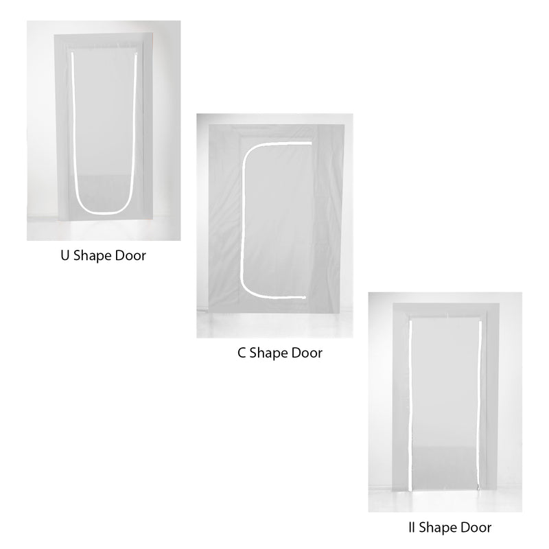 Shrink-wrap Zipper Zip Doors (Multiple Design & Size Options)