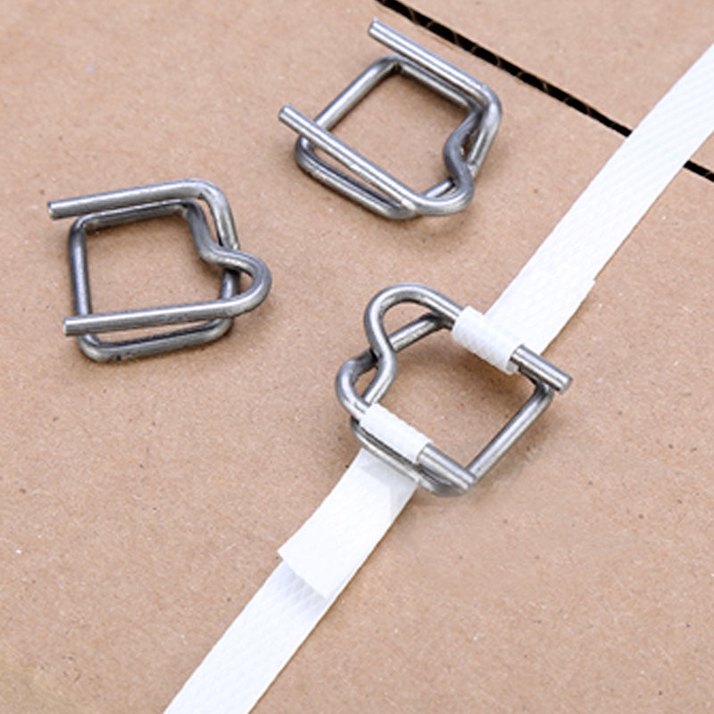 Zoro Select 16P028 Strapping Buckle - 3/4 Inch, Pack Of 250 - Steel Buckles For Seals