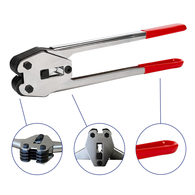 Strapping Crimper Tool -Crimper Sealer For 12mm,16mm,19mm Seals