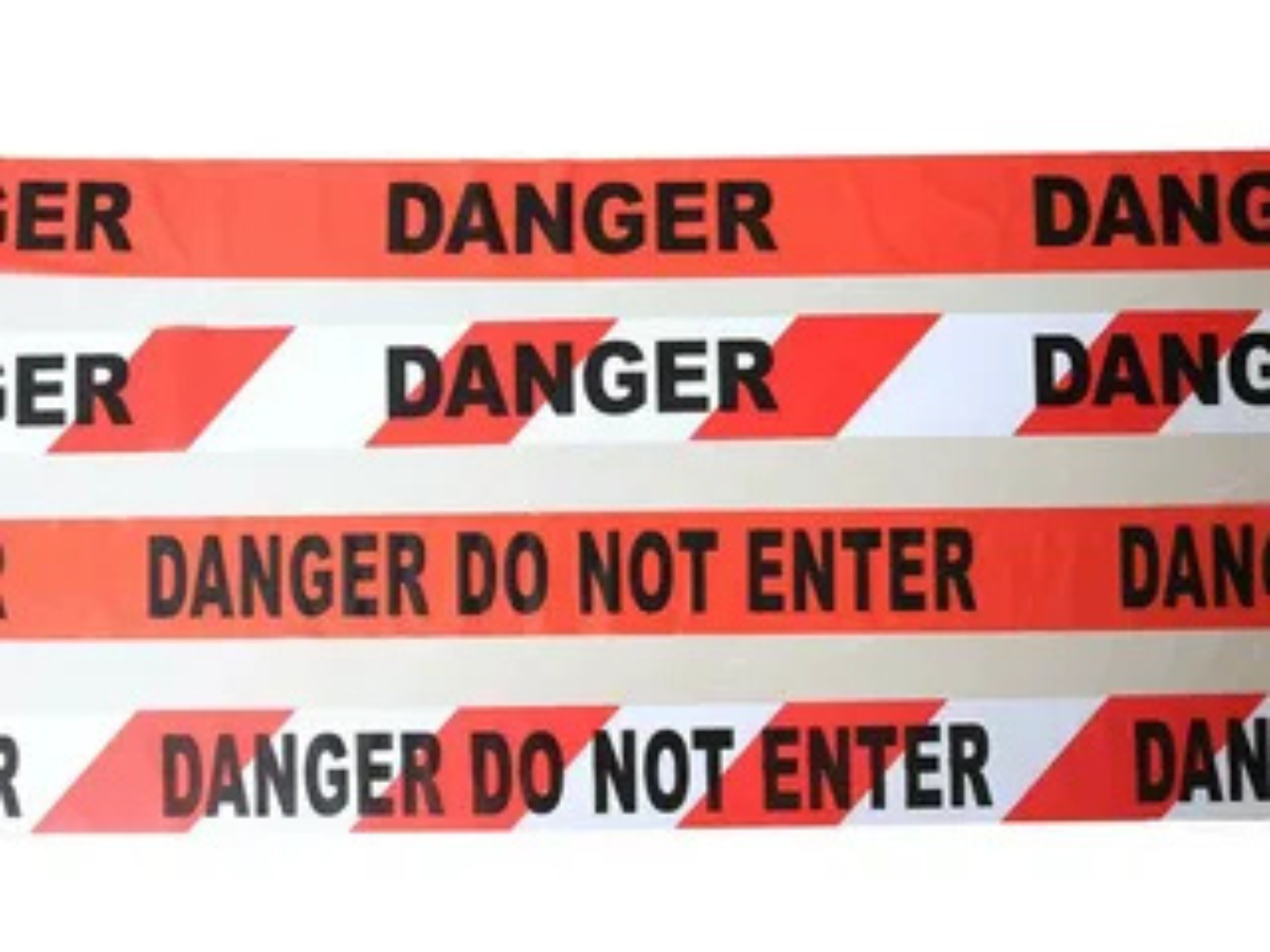 Non Adhesive Barricade Tape New Zealand - 75mm x 300m Roll (3 Options)