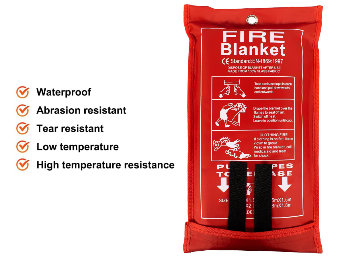 Fire Blanket New Zealand - 1.2m x 1.8m