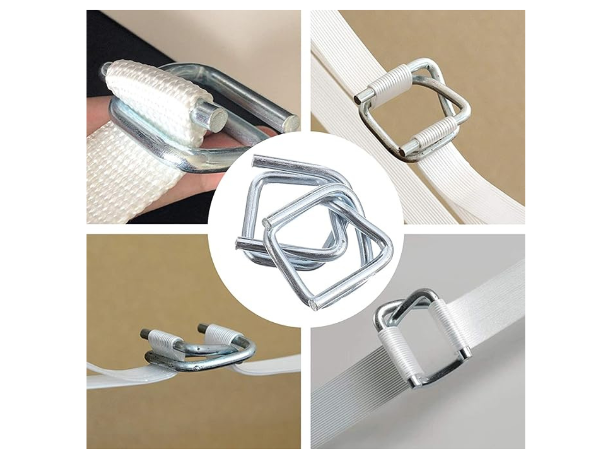 Steel Wire Buckle, Silver, 19mm and 25mm