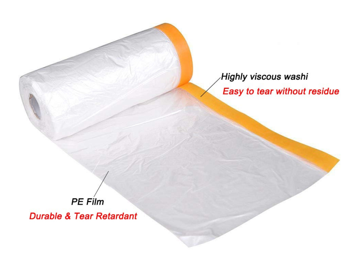 Pre Taped Static Charged Masking Film & Dispenser NZ (3 Options)