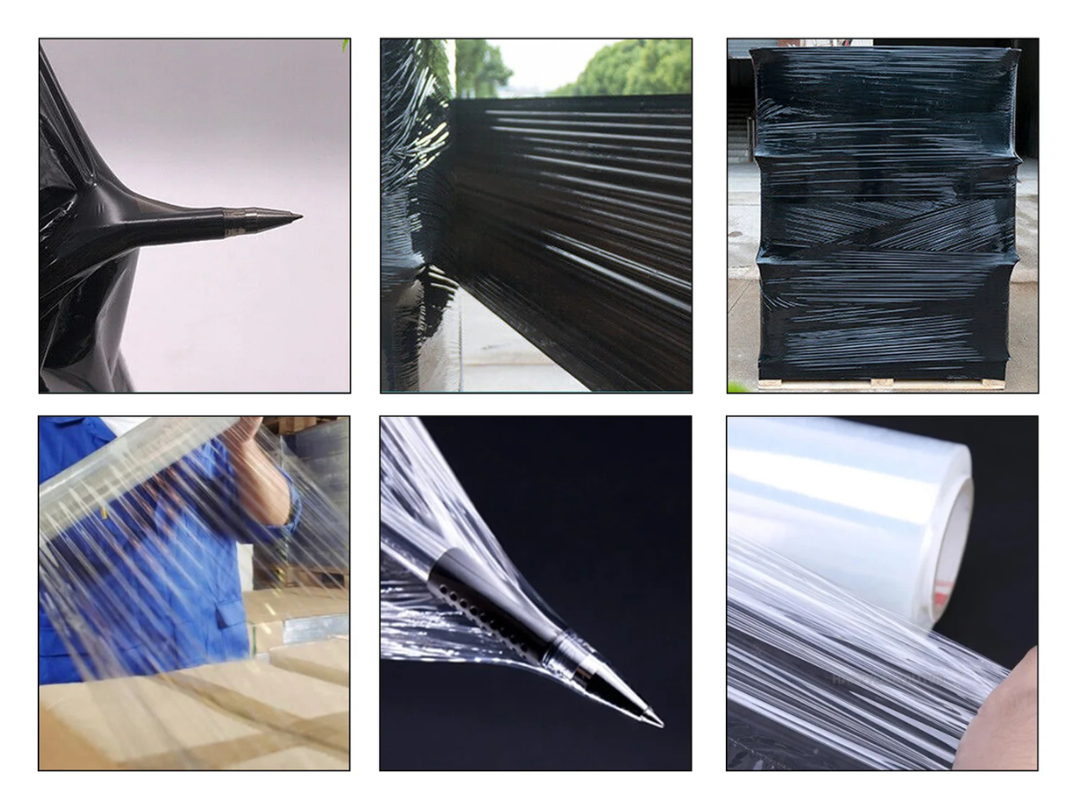 Pallet Wrapping Stretch Film Roll & Dispenser (Sold Separately)