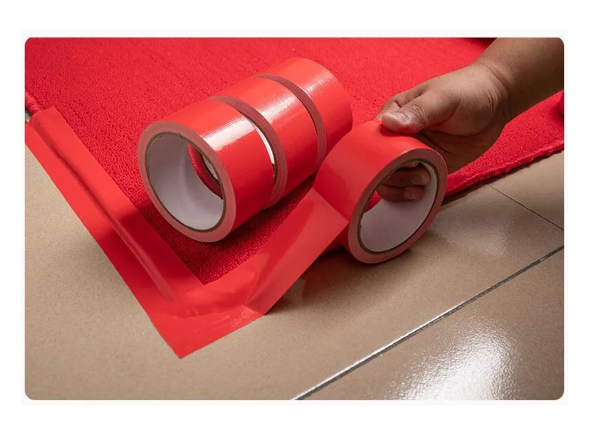 Black Fabric Repair Cloth Duct Tape 50M X 200 Micron - 3 Sizes