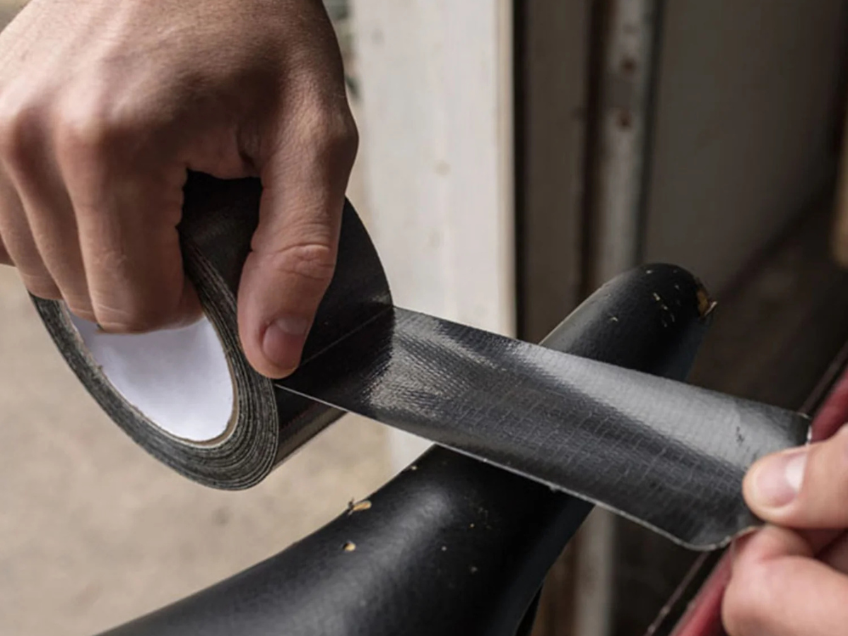 Black Fabric Repair Cloth Duct Tape 50M X 200 Micron - 3 Sizes