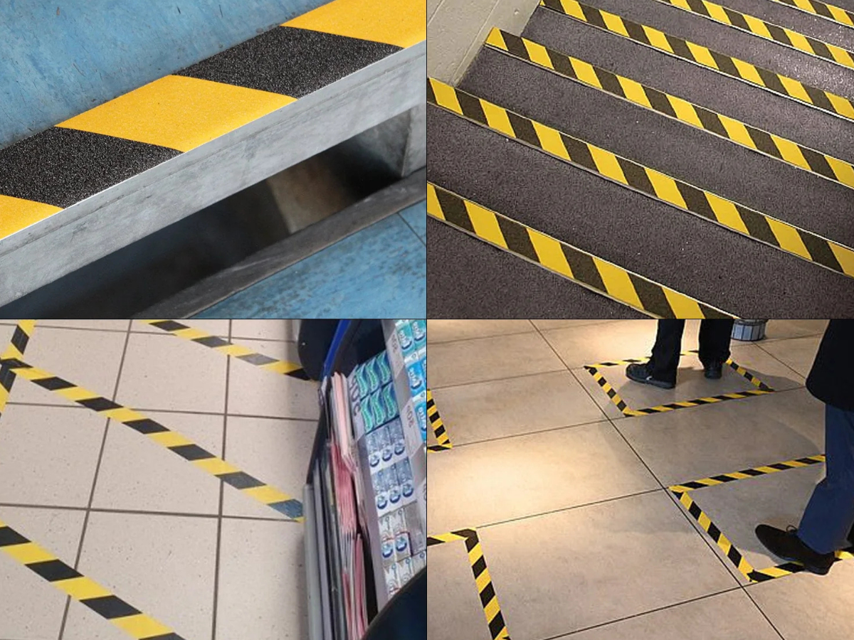 Anti Slip Hazard Tape Black / Yellow