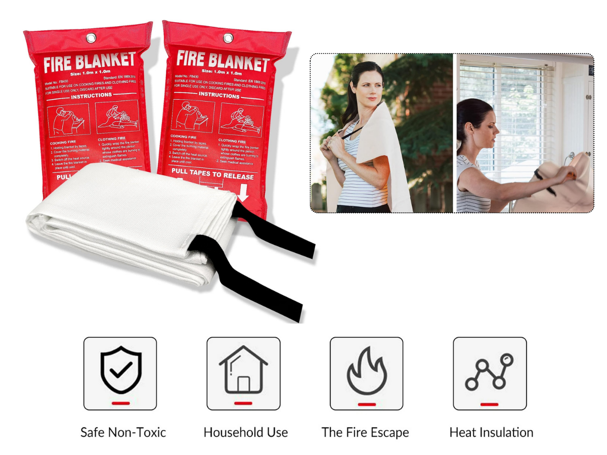 Fire Blanket New Zealand - 1.2m x 1.8m