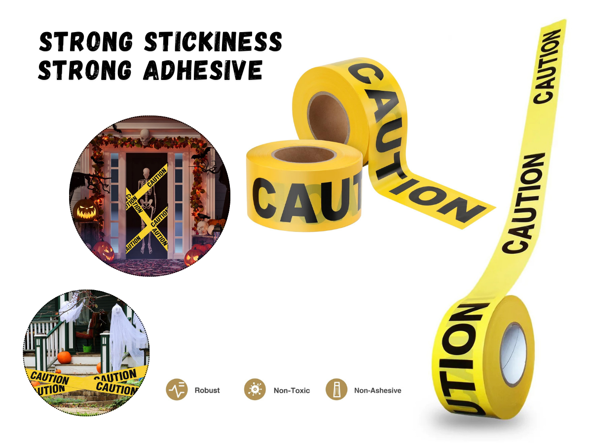 Non Adhesive Barricade Tape New Zealand - 75mm x 300m Roll (3 Options)