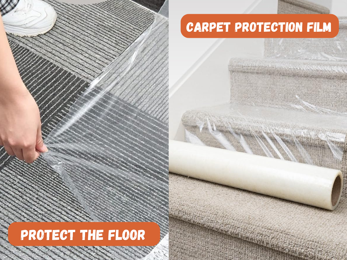 Prime Carpet Protection Film Self Adhesive LLDPE