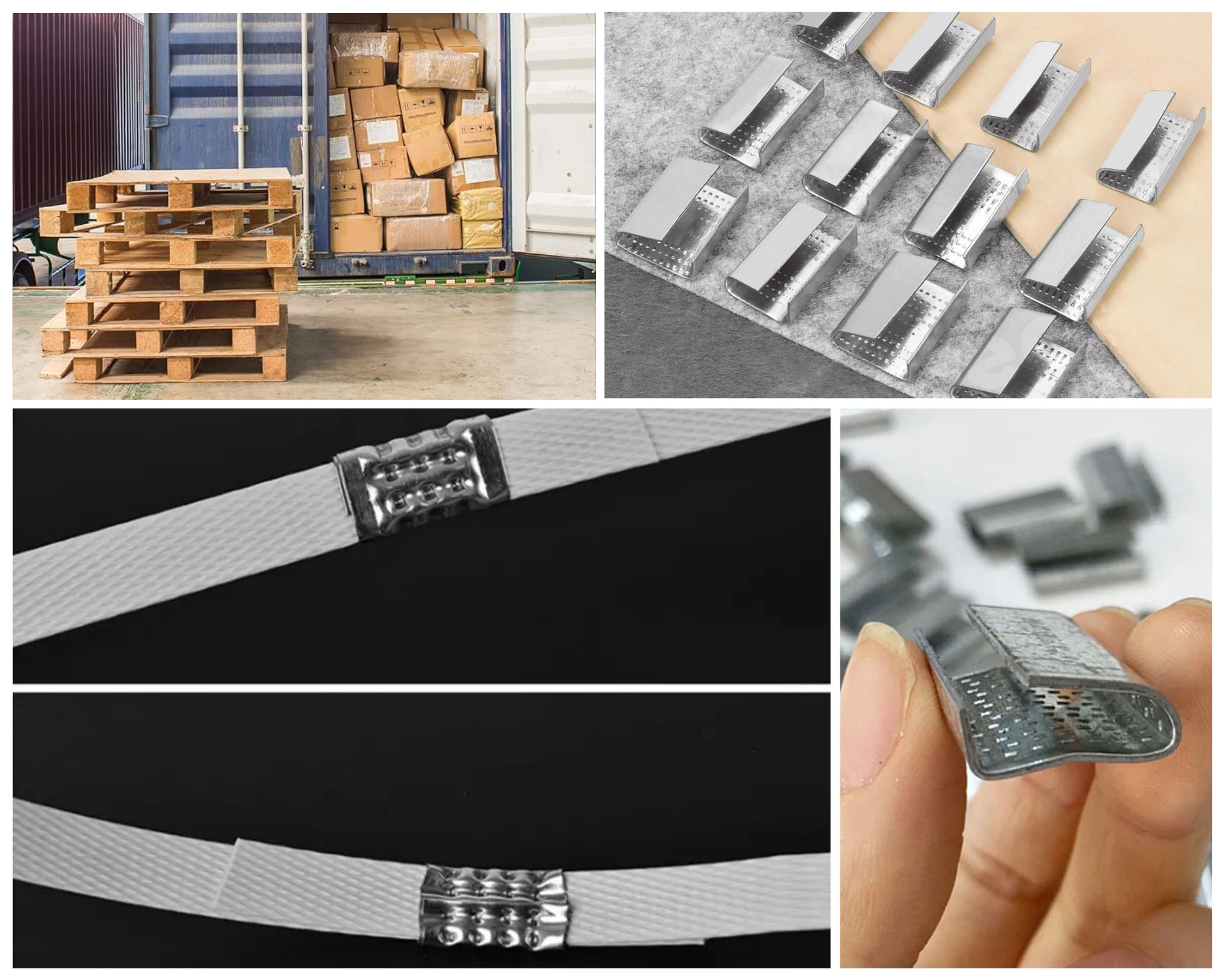 Galvanized Steel Strapping Seals- 1000pcs
