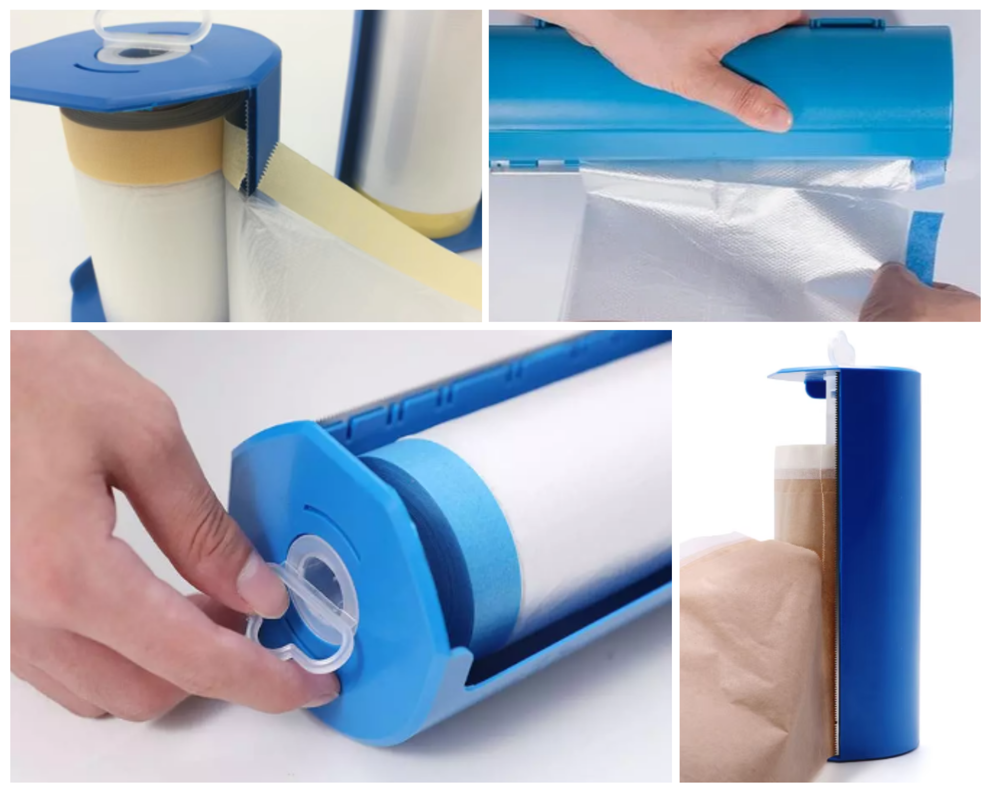 Pre Taped Static Charged Masking Film & Dispenser NZ (3 Options)