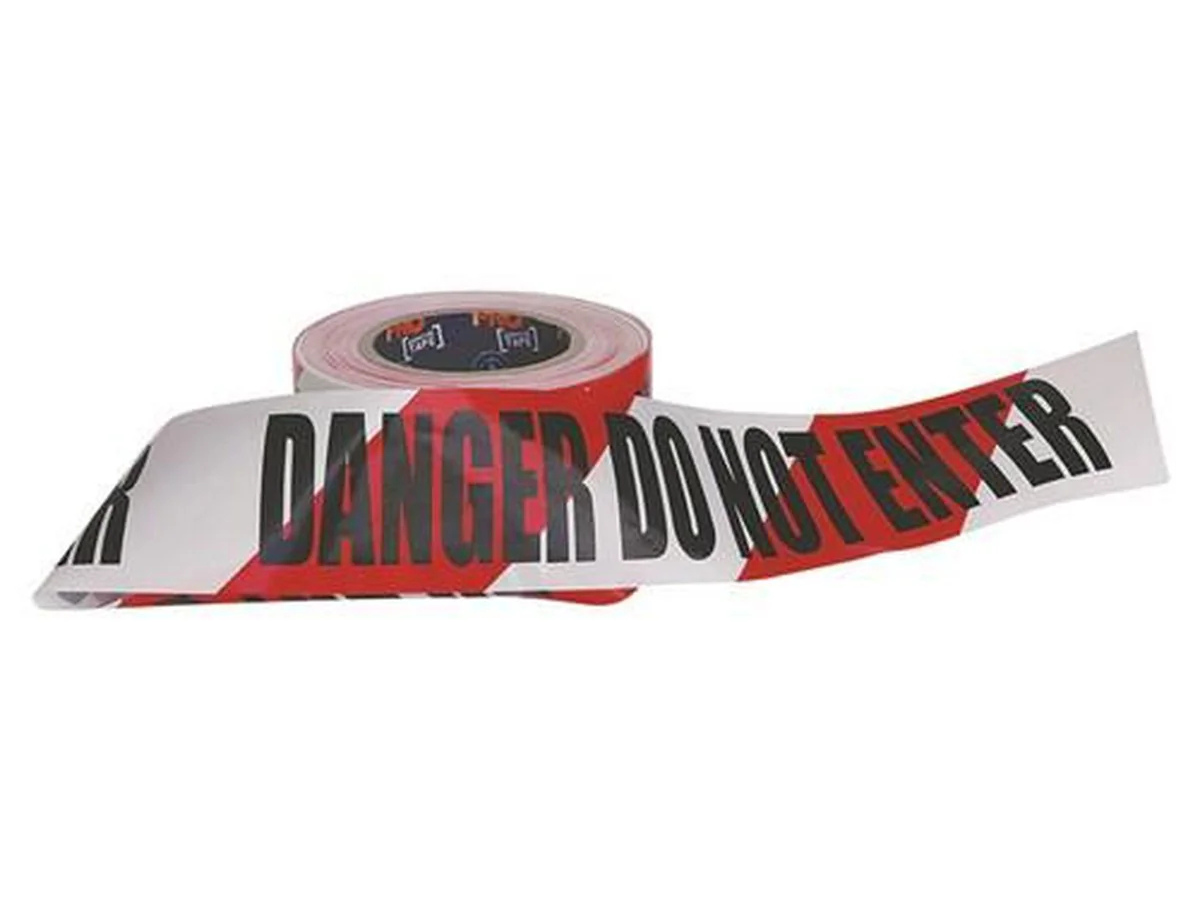 Non Adhesive Barricade Tape New Zealand - 75mm x 300m Roll (3 Options)