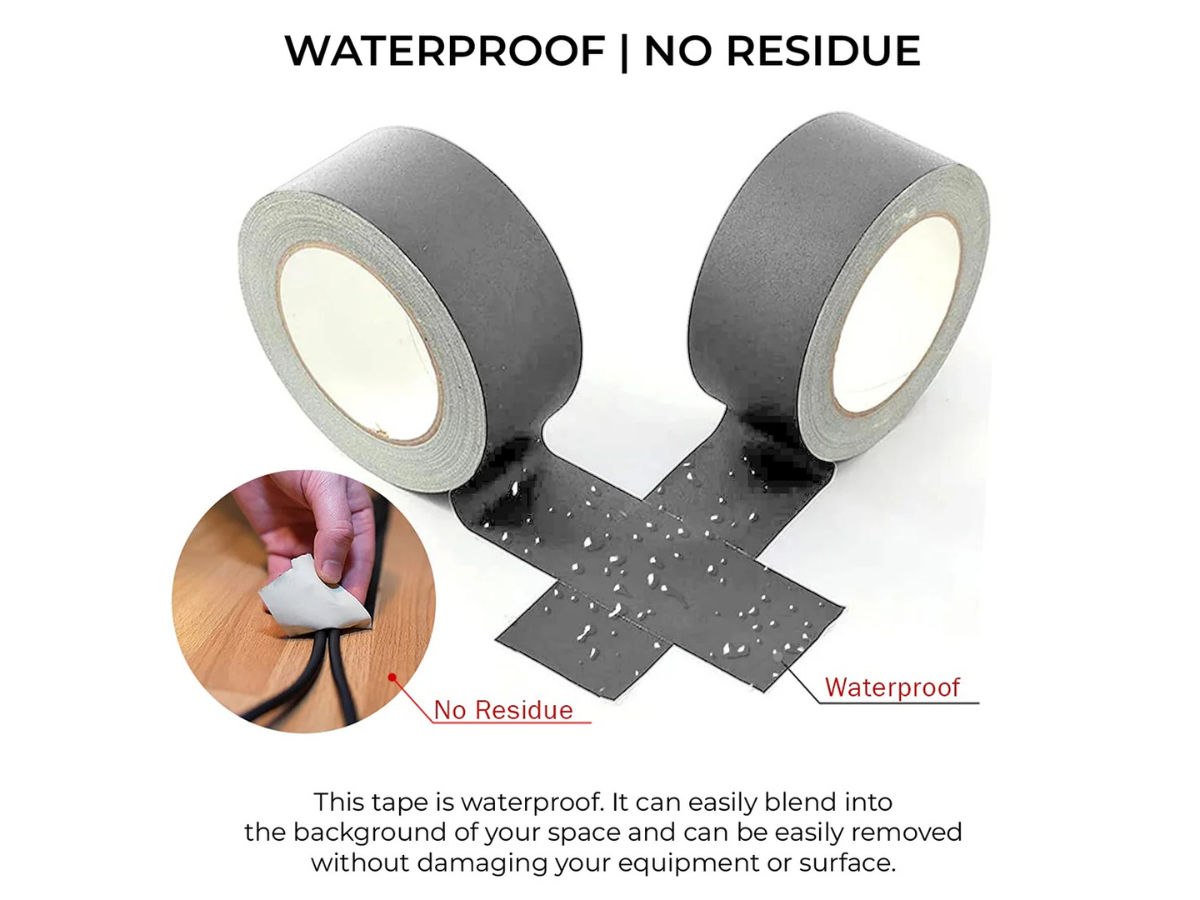 Silver Fabric Repair Cloth Duct Tape 50M X 200 Micron - 3 Sizes