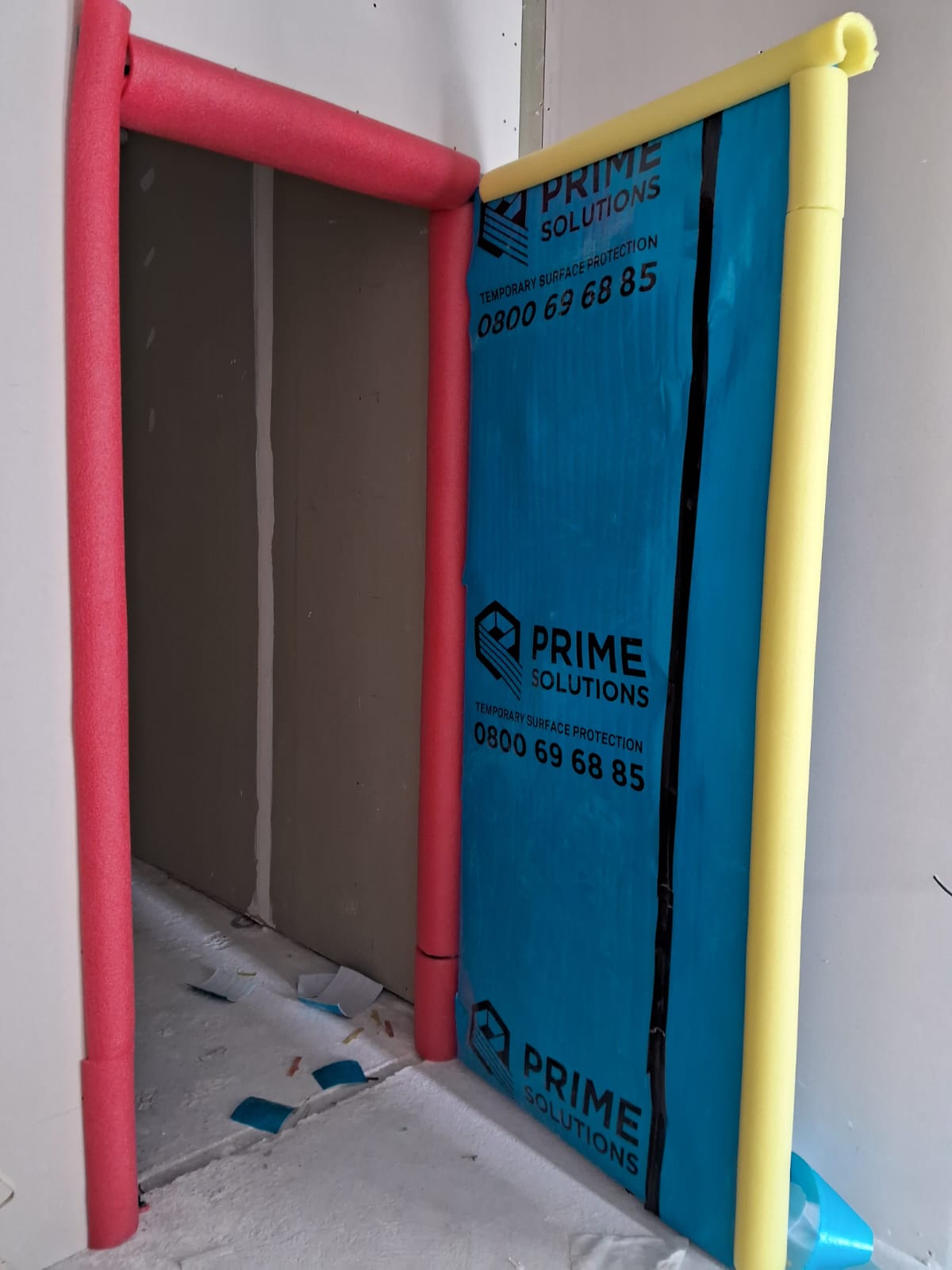 Door Jamb Foam Protection