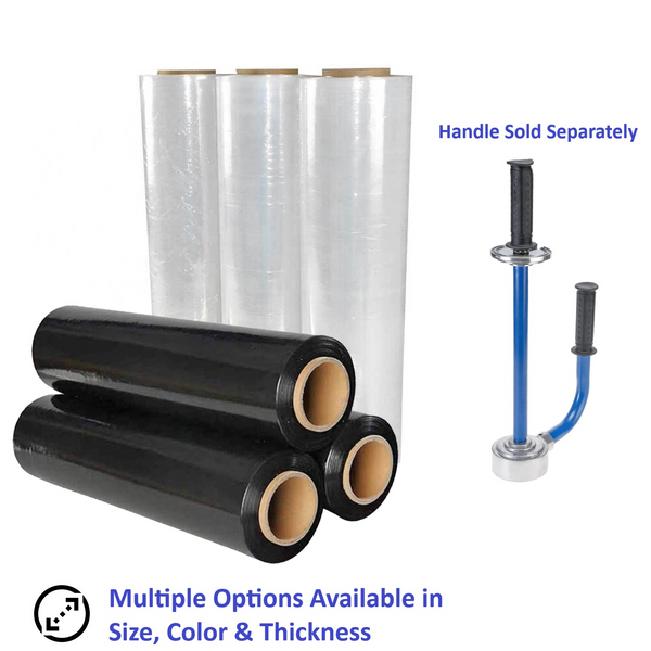 Pallet Wrapping Stretch Film Roll & Dispenser (Sold Separately)