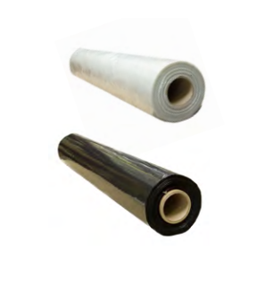 Polythene Sheeting 80Mu 5m x 50m (Black/ Clear)