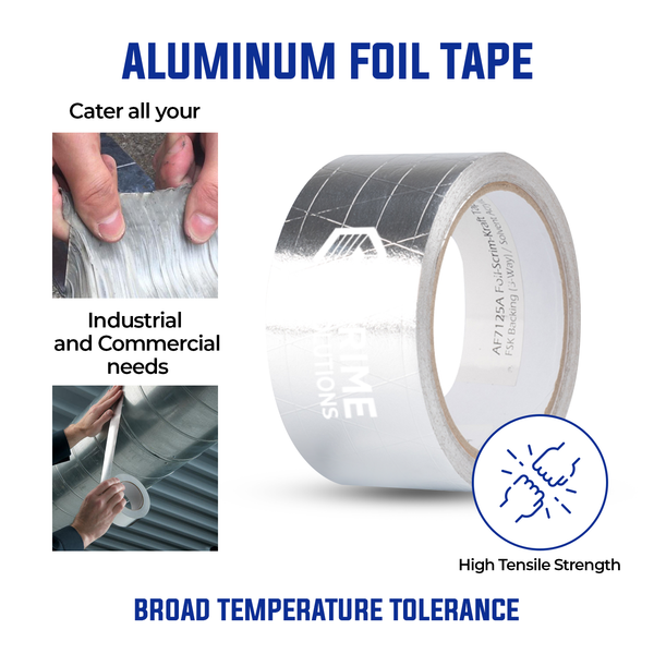 Silver Square Aluminum Foil tap