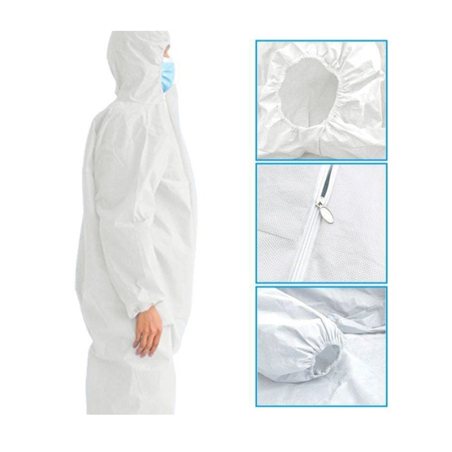 Disposable SMS Coveralls - 55 GSM