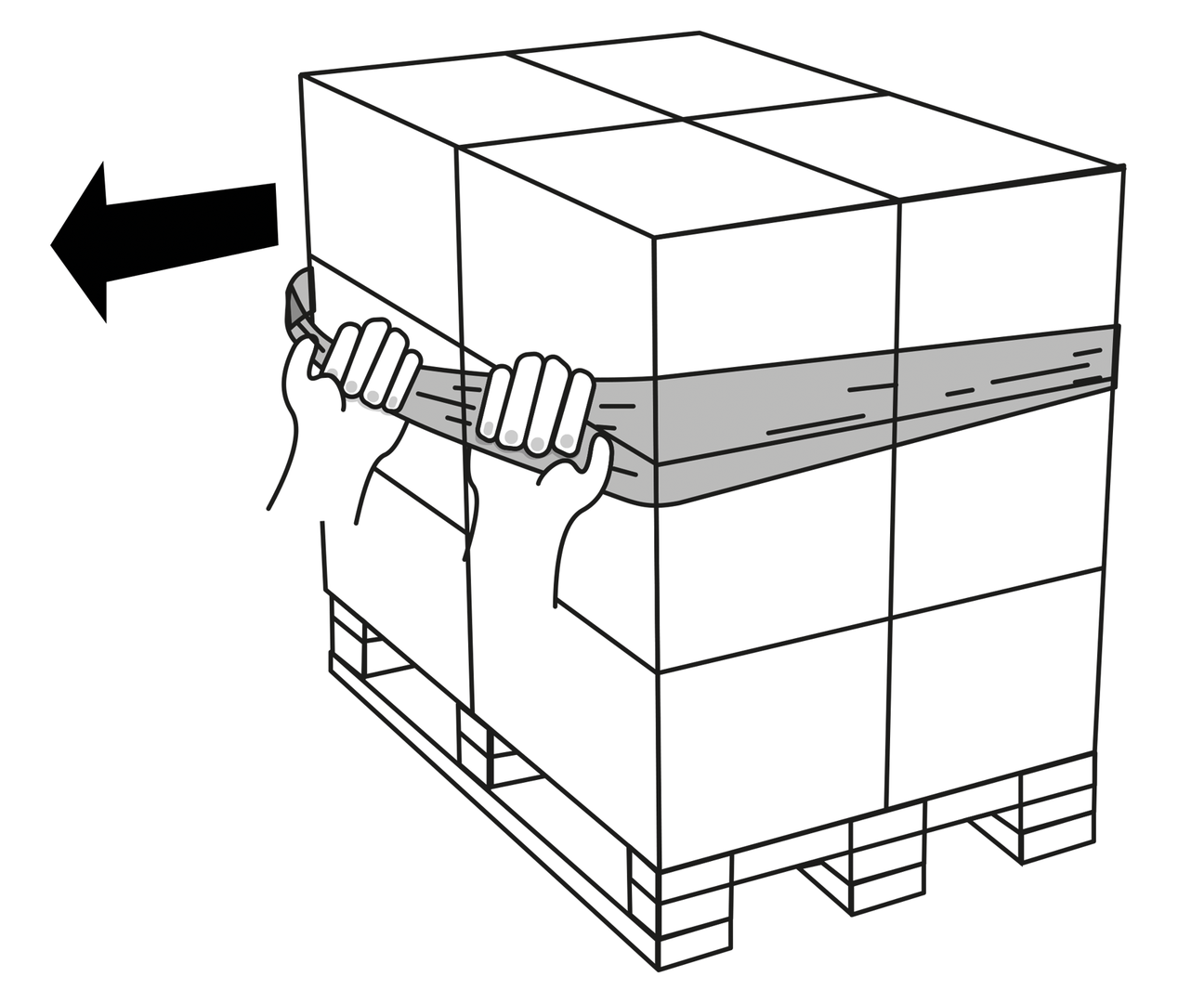 Pallet Wrapping Stretch Bands 