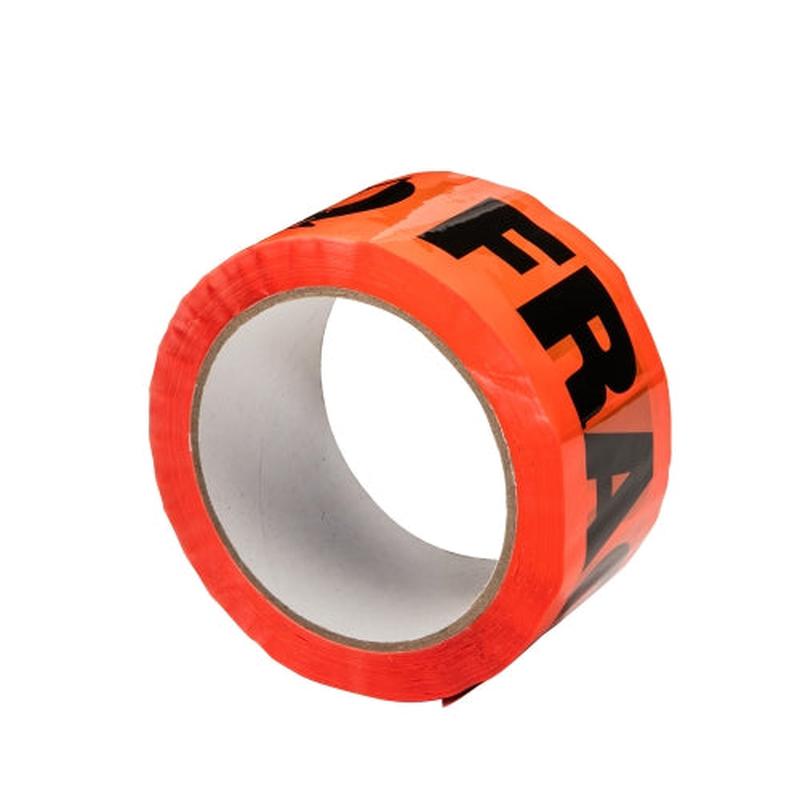 Prime Solutions Printed Message Sellotape Fragile Sealing Adhesive Packaging Tape 48mmX66m Office Supplies Shipping Packing