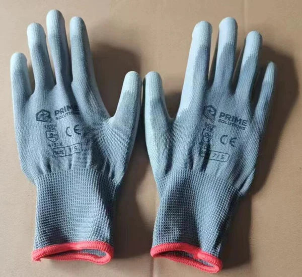 Nylon Mix Spandex Palm Foam Nitrile Coated Gloves-Set of 10 Pair